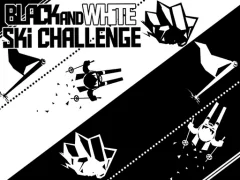 Игра Black and White Ski Challenge онлајн