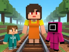 Игра Squid Game Craft Runner онлајн