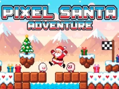 Игра Pixel Santa Adventure онлајн
