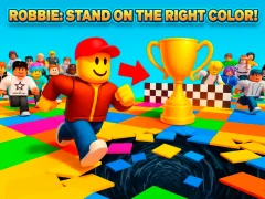 Игра Robbie: Stand on the Right Color! онлајн