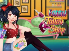 Игра Funny Tattoo Shop онлајн
