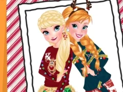 Игра Sisters Ugly Xmas Sweater онлајн