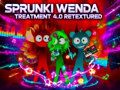 Игра Sprunki Wenda Treatment 4 Retextured онлајн