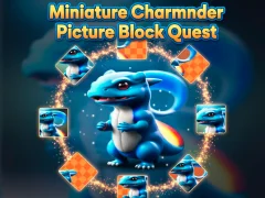 Игра Miniature Charmander Picture Block Quest онлајн