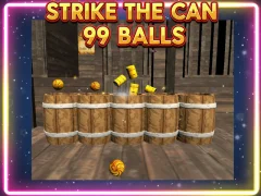 Игра Strike The Can 99 balls онлајн