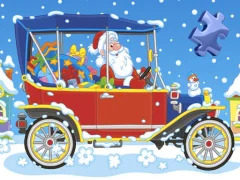 Игра Christmas Cars Jigsaw онлајн