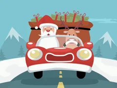 Игра Santa Giving Presents Jigsaw онлајн