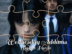 Игра Wednesday Addams Jigsaw Puzzle онлајн