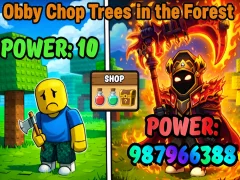 Игра Obby Chop Trees in the Forest онлајн