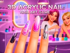 Игра 3D Acrylic Nail: Nail Art Game онлајн