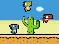 Игра Pixel Dino Run онлајн