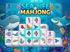 Игра Sea life mahjong онлајн