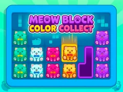 Игра Meow Block: Color Collect онлајн