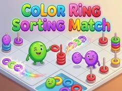Игра Color Ring Sorting Match онлајн
