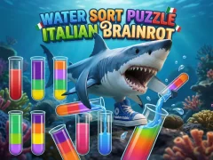 Игра Water Sort Puzzle Italian Brainrot онлајн