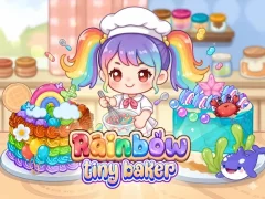 Игра Rainbow Tiny Baker онлајн