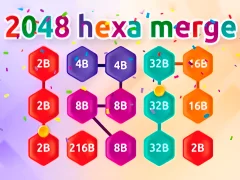 Игра 2048 Hex Chain Merge онлајн