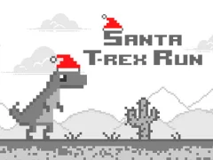 Игра Santa T-Rex Run онлајн
