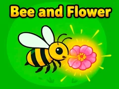 Игра Bee and Flower онлајн