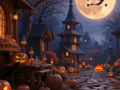 Игра Halloween Spider Web Treasure Escape онлајн