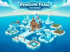Игра Penguin Farm - Ice Merge онлајн