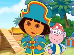 Игра Dora The explorer Dora's Pirate Boat Treasure Hunt онлајн