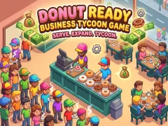Игра Donut Ready Business Tycoon Game онлајн