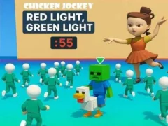 Игра Chicken Jockey: Red Light Green Light онлајн