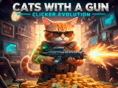 Игра Cats with a Gun Clicker Evolution онлајн