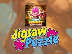 Игра Anime Monkey Jigsaw Puzzles онлајн