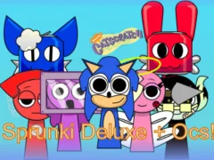 Игра Sprunki Deluxe + Ocs! онлајн