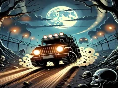Игра Racing Car Destroying Zombie онлајн