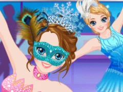 Игра Ice Skater Princess Dressup онлајн