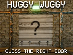 Игра Huggy Wuggy Guess the right door онлајн