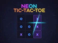 Игра Neon Tic-Tac-Toe онлајн