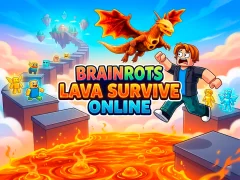 Игра Brainrots Lava Survive Online онлајн