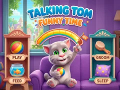 Игра Talking Tom Funny Time онлајн