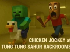 Игра Chicken Jockey at Tung Tung Sahur Backrooms онлајн