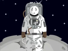 Игра Stickman in Space онлајн