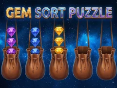Игра Gem Sort Puzzle онлајн