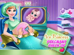 Игра Ice Princess Pregnant Check Up онлајн