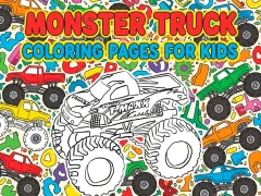 Игра Monster Truck Coloring Pages For Kids онлајн