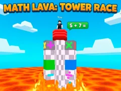 Игра Math Lava: Tower Race онлајн