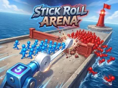Игра Stick Roll Arena онлајн