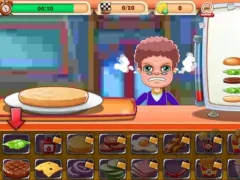 Игра Burger Craze: Top Burger Shop онлајн