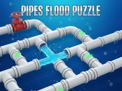 Игра Pipes Flood Puzzle онлајн
