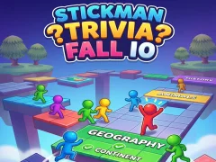 Игра Stickman Trivia Fall IO онлајн