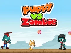 Игра Puppy vs Zombie онлајн