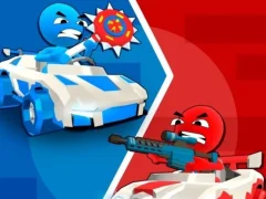 Игра Stickman battle 1-4 Players онлајн