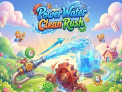 Игра Power Water Clean Rush онлајн